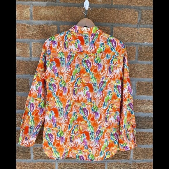 J.Mclaughlin bird blouse size medium - Picture 9 of 9